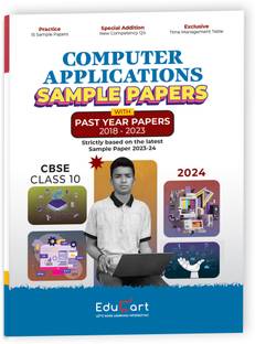 Educart CBSE Computer Application Class 10 Sample Paper 2023-24 (Introducing Revision Maps and Past Year Papers) 2024