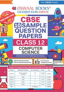 Oswaal Cbse Sample Question Papers Class 12 Computer Science