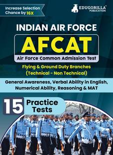 AFCAT Book 2023  - 15 Practice Tests (1500 Solved Questions) with Free Access to Online Tests