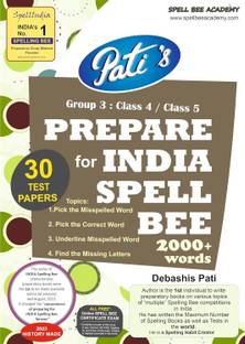 How to Prepare for India Spell Bee exam - Class 4 /Class 5. There are 30 Practice Test Papers. 1500+ words' lists. Also an ALL FREE Spell Bee Exam. These are independent initiatives of SPELL BEE ACADEMY.