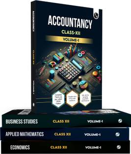 PW Class 12th Accountancy Volume 1, 2 & 3, Business Studies Volume 1 & 2, Applied Mathematics, Economics Volume 1 & 2 Combo Set of 8 Books
