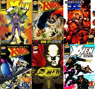 Marvel Comics X- Men Pack of 6 Books Set