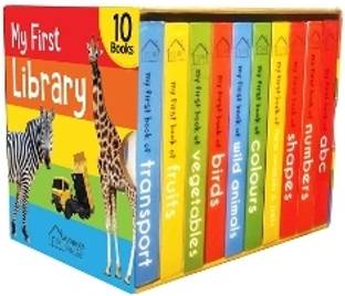 My First Library: Boxset of 10 Board Books for Kids By Miss & Chief