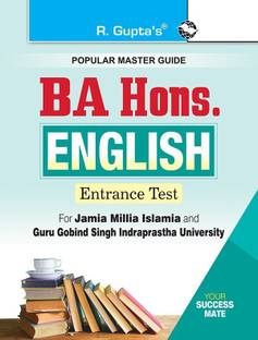 BA Hons. English Entrance Test Guide for JMI & GGSIPU