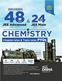 Disha Errorless 48 Years Jee Advanced (1978 - 2025) & 24 Year Jee Main (2002 - 2025) Chemistry Chapter-Wise & Topic-Wise Pyqs Book