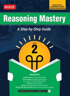 MTG Class-2 Reasoning Mastery Book | A Step-by-Step Guide | Useful For All Olympiads & Talent Search Exam 2025-26