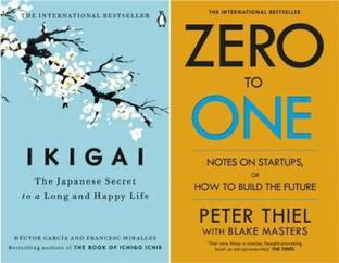Ikigai + Zero To One (2 Book Combo)