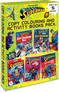 Superman Copy Colouring and Activity Books Pack (A Pack of 5 Books)