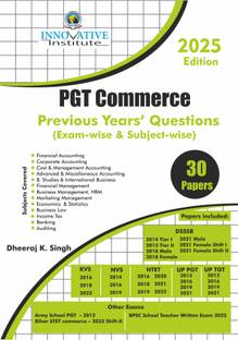 PGT Commerce Previous Years' Questions Exam wise & Subject-wise