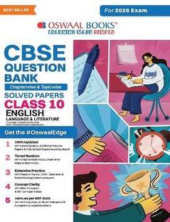 Oswaal CBSE Question Bank Class 10 English Language & Literature, Chapterwise and Topicwise Solved Papers For Board Exams 2025