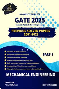 GATE 2025 MECHANICAL ENGINEERING PART 1  - GATE 2025 MECHANICAL