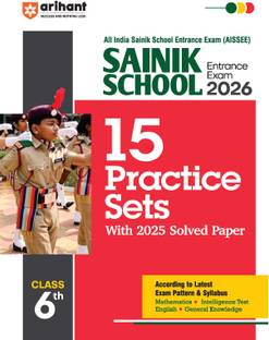 Sainik School 15 Practice Sets (E) 6th (Editionv)