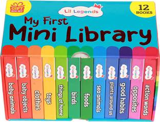 Lil Legends Little Library, Box Set, Volume 1- 12 Books- Baby Animals,