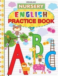 Nursery English Practice Book  - Kids Ages 2-5 – Early Learning Activity Book with Fun Reading & Writing Exercises, Vocabulary Building & Colourful Illustrated Lessons