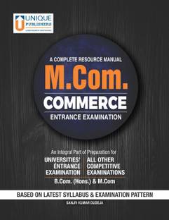 A Complete Resource Manual for M.Com (Commerce) & B.Com Exam