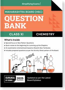 Gurukul By Oswal H.S.C Chemistry Question Bank for Maharashtra Board (MH) Class 11 Exam 2025: Exam Oriented Book, Latest Syllabus, New Pattern Questions, Activity Sheets by Board, Chapter Summary