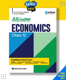 All In One Economics Class 12th Based On Latest NCERT For CBSE Exams 2025| Mind map in each chapter| Clear & Concise Theory| Intext & Chapter Exercises| Sample Question Papers Paperback, Pratima Jain Roy|New Latest Edition For 2025-2026 2025 Edition