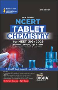 Disha's New Syllabus NCERT Tablet Chemistry for NEET (UG) 2026 - Shortcut Concepts, Tips & Tricks for Revision & Learning 2nd Edition | One Liner Theory with Mnemonics, PYQs (Previous Year Questions)