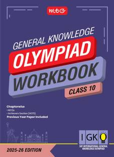 MTG International General Knowledge Olympiad (IGKO) Workbook Class 10 - Chapterwise MCQs & Previous Years Solved Paper - SOF IGKO Olympiad Books For 2025-26 Exam