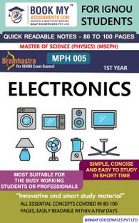 IGNOU MPH 005 Electronics Quick Readable Notes | Important Topic-wise Conceptual Notes | Master of Science (Physics) (MSCPH)