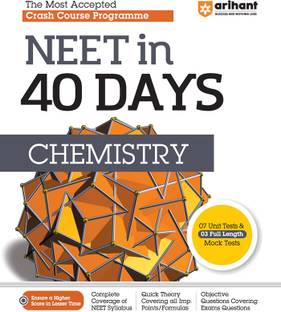 Arihant 40 Days Crash Course Programme NEET Chemistry 2024