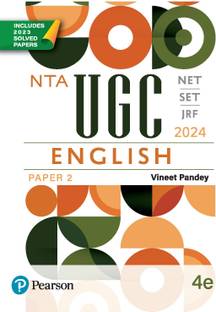 NTA UGC/NET/SET/JRF English Paper 2, Includes 2023 Solved Papers, 4th Edition - 2024