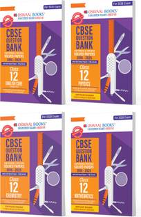 Oswaal Cbse Question Bank Class 12 Set of 4 Books | English Core | Phy