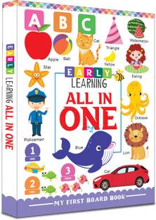 Early Learning All In One  - The All-in-One Early Learning Board Book - My First Board Book (English) [Board book] Team