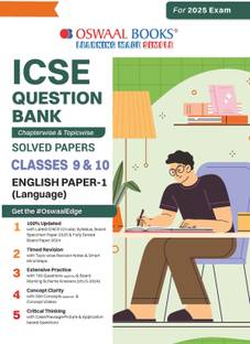 Icse Question Bank Solved Papers_class 10_english-I_for Exam 2024-25