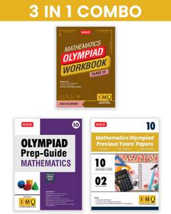MTG Class-10 International Mathematics Olympiad (IMO) Workbook, Prep-Guide & Previous Years Papers (PYQs) with Mock Test Paper (Set of 3 Books) - SOF Olympiad Books For 2025-26 Exam