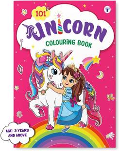 101 Unicorn Colouring Book