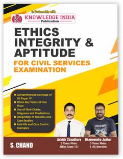 Ethics Integrity & Aptitude Book 2025 - 2026 for UPSC Civil Services Exam, IAS and State PSC Examinations (Prelims and Mains Exams) | By Dharmendra Jakhar & Ashish Chaudhary | General Studies GS Paper 4 | Flow Charts, Diagrams and Illustrations | Theories, Case Studies | Knowledge India | Best Books for UPSC, MPSC, TNPSC