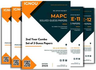 MAPC 2nd Year Group A IGNOU Guess Paper Combo (Set of 3 Subjects including MPCE 11, MPCE 12, MPCE 13) (Psychology) covering 30 Most Important Questions for each subject | Guess Paper Specially for IGNOU TEE of June & December 2025 sessions.