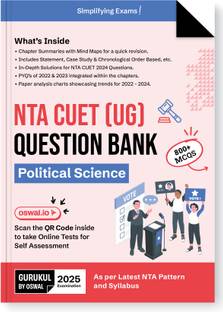 Nta Cuet (Ug) Question Bank for 2025 Exam : Political Science (Edition