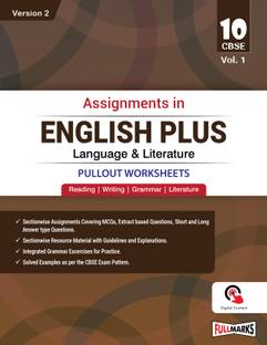 Assignment in English Plus Language & Literature [Pullout Worksheets] Version 2 Class 10 Vol I