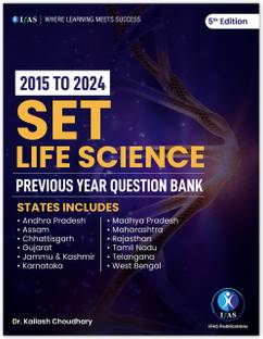 SET Life Science PYQ Book - Previous Year Solved Papers  - 2026 | Year Wise Sorted with Answer Key | Best Seller Previous Year Question Paper Book for All SET’s (MH, WB, MP, GJ, AP and others) Examinations in India | IFAS Publications