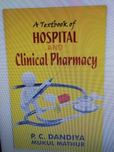 A Textbook Of Hospital And Clinical Pharmacy 3rd Edition