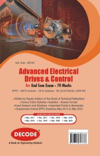 Advanced Electrical Drives & Control for SPPU 19 Course (BE - II - Electrical - 403149) (Decode)