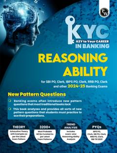Pw Kyc Reasoning Ability Book for All Banking Exams 2024 - 2025 with Pyqs and New Pattern Questions - Key to Your Career for Banking