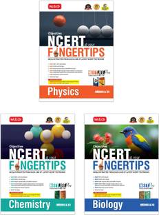 MTG Objective NCERT at your FINGERTIPS Physics, Chemistry & Biology For 2025-2026 Exam (Set of 3) - NCERT NEET Trend Indicator, HOTS MCQs, Rank Predictor & Notes with HD Pages | NEET Books (Based on NCERT Latest Pattern)