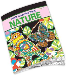 Nature - Adult Colouring Book : Stress-Relief Coloring Book, Creative Coloring Experience Book, Peaceful Coloring Pages, Stress-relief coloring book