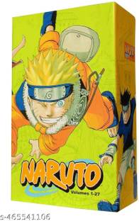 Masashi Kishimoto : Naruto Manga Box Set 1-27 [complete collection ] best quality + freee book marks inside  - NARUTO MANGA BOX SET OF 27