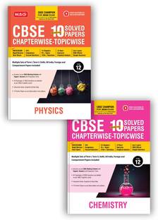 MTG CBSE 10 Years (2025-2016) Chapterwise Topicwise Solved Papers Class 12 Physics & Chemistry (Set of 2 Books) - CBSE Champion For 2026 Exam | Free Video Solution of PYQs (As Per Latest Pattern)