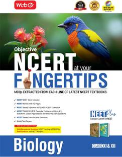 MTG Objective NCERT at your FINGERTIPS Biology For 2025-2026 Exam - NCERT NEET Trend Indicator, HOTS MCQs, Rank Predictor & Notes with HD Pages | NEET Books (Based on NCERT Latest Pattern)
