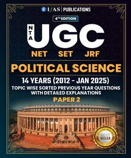 UGC NET Political Science Paper 2 Book | Previous Year Solved Papers  - Paper 2 Book 2025 | PYQs (2012 – Jan 2025) Topic Wise with Detailed Explanations | Solved Papers for NTA-UGC NET/JRF and SET Political Science Examinations in India | Best Seller Previous Question Paper PYQ Book | PYQ Question Bank Book | IFAS Publications