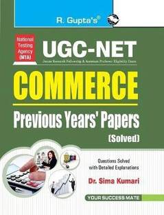 NTA-UGC-NET/JRF: Commerce (Paper I & Paper II) Previous Papers (Solved)  - [OLD EDITION] 2023 Edition