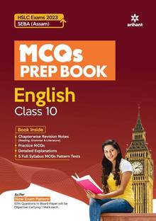 MCQ Prep Book English Class 10 HSLC Assam�2023