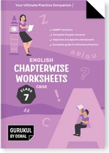 Gurukul By Oswal English Chapterwise Worksheets for CBSE Class 7 Exam 2026  - NCERT Solutions, Objective & Subjective Questions, Latest Syllabus Covered