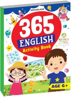 365 English Activity  - Fun Activity Book for Kids Age 6-8 years- With Interactive Activities, Essential vocabulary and grammar topic