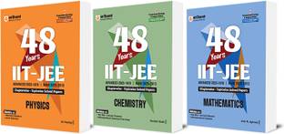 Arihant 48 Years IIT-JEE Physics, Chemistry, Math | Chapterwise and Topicwise Solved Papers | Advanced (2025�1978) and Main (2025�2013) | Key Concepts and Quick Solutions | English Medium (Set of 3)